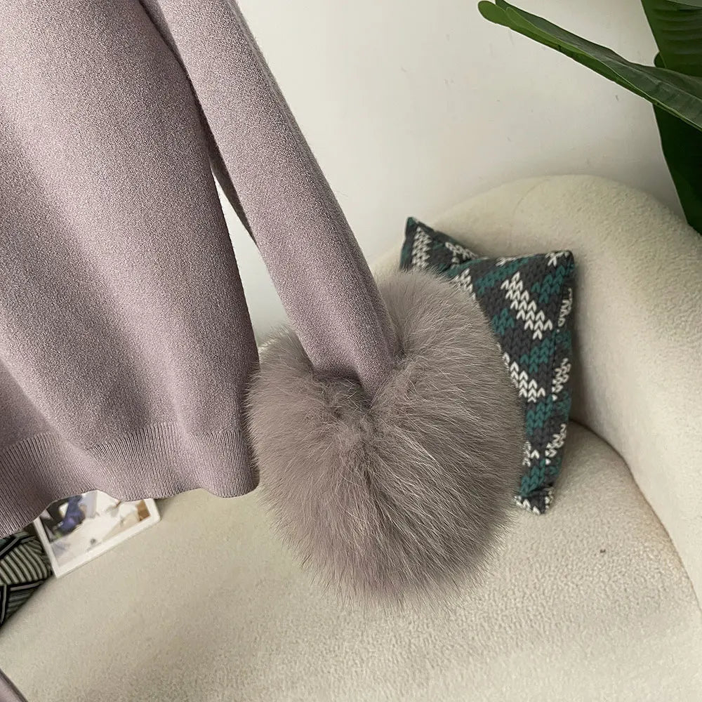 Fur’Ells Fur Wrist Loungwear Co ord set